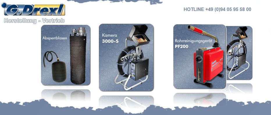 G-Drexl Rohrreinigungsgeräte Profi Maxi Power 150 SET/_3