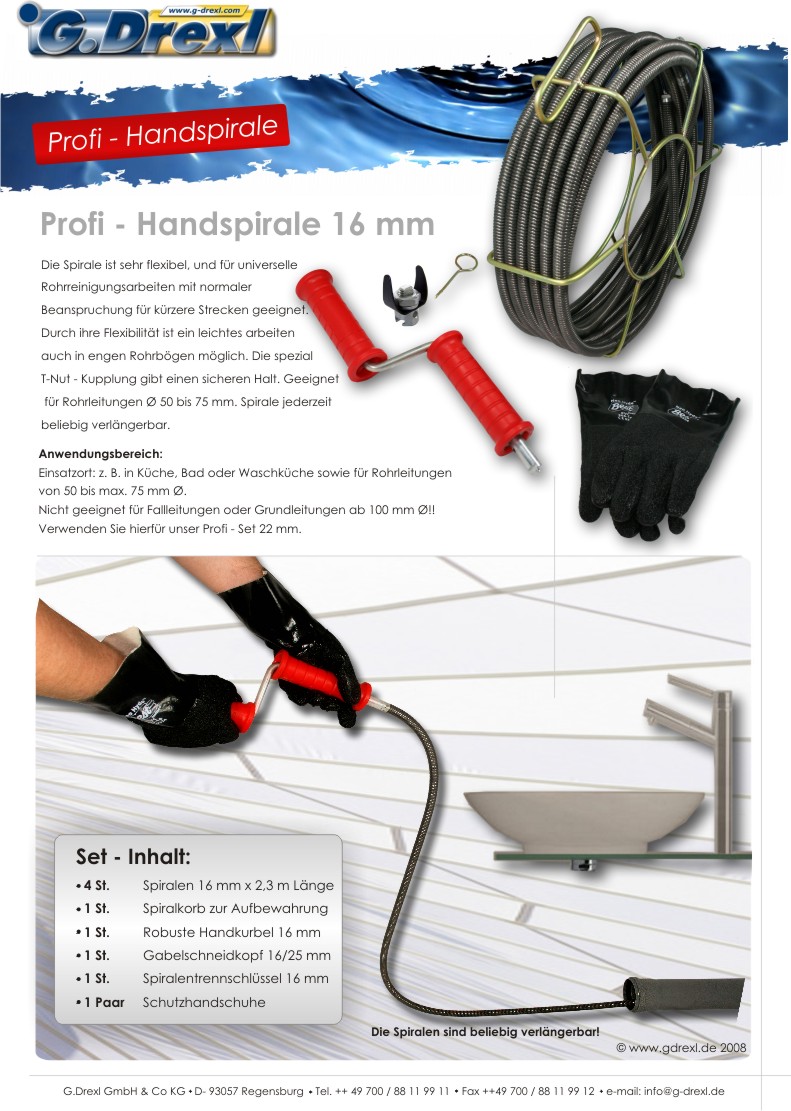 Hammer Preise fr Handspirale oder Handspiralen in spitzen Qualitt. Wir bieten den perfekten Service mit kostenloser Beratungs- Hotline 0800 200 66 77!